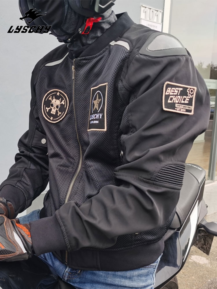 Lei Chi motorcycle riding clothing, summer mesh breathable jacket, anti-drop, all-season waterproof motorcycle riding clothing, rider equipment Application Scenario