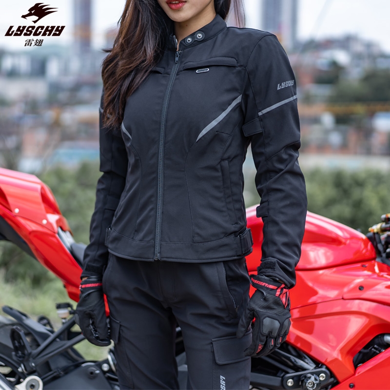 Lei Chi Cycling Suit for women's motorcycles, Autumn and winter warm, windproof and shockproof women's rally suit, suitable for all seasons 2038- DORA details Picture