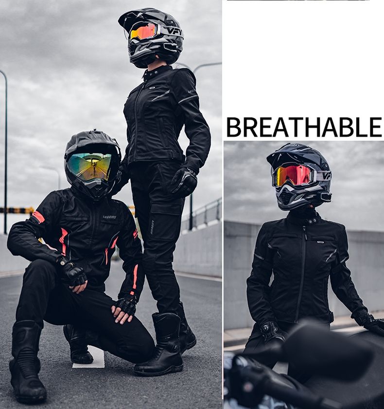 Lei Chi Cycling Suit for women's motorcycles, Autumn and winter warm, windproof and shockproof women's rally suit, suitable for all seasons 2038- DORA detail image 4