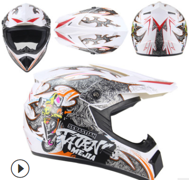 Off-road helmets for men and women, rally helmets, go-karts, ATVs, teenagers and children, mountain downhill helmets, free gloves, goggles, 225 Specification image