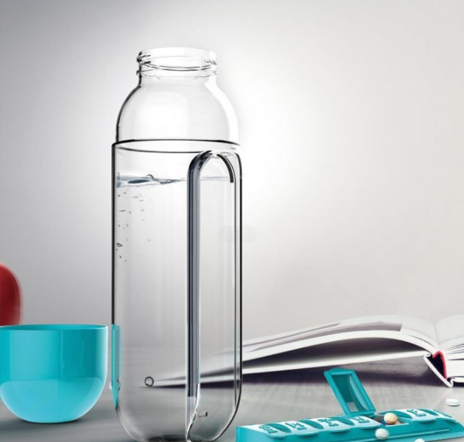 Creative capsule water cup Specification image