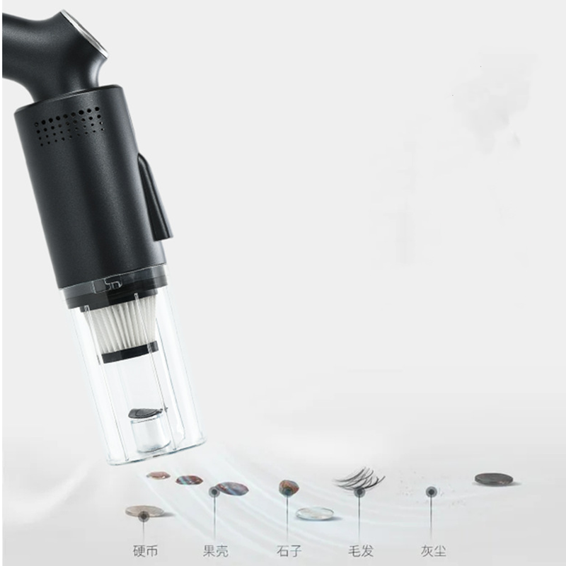 多功能吸尘器/无线数显/带灯吸尘器白底实物图