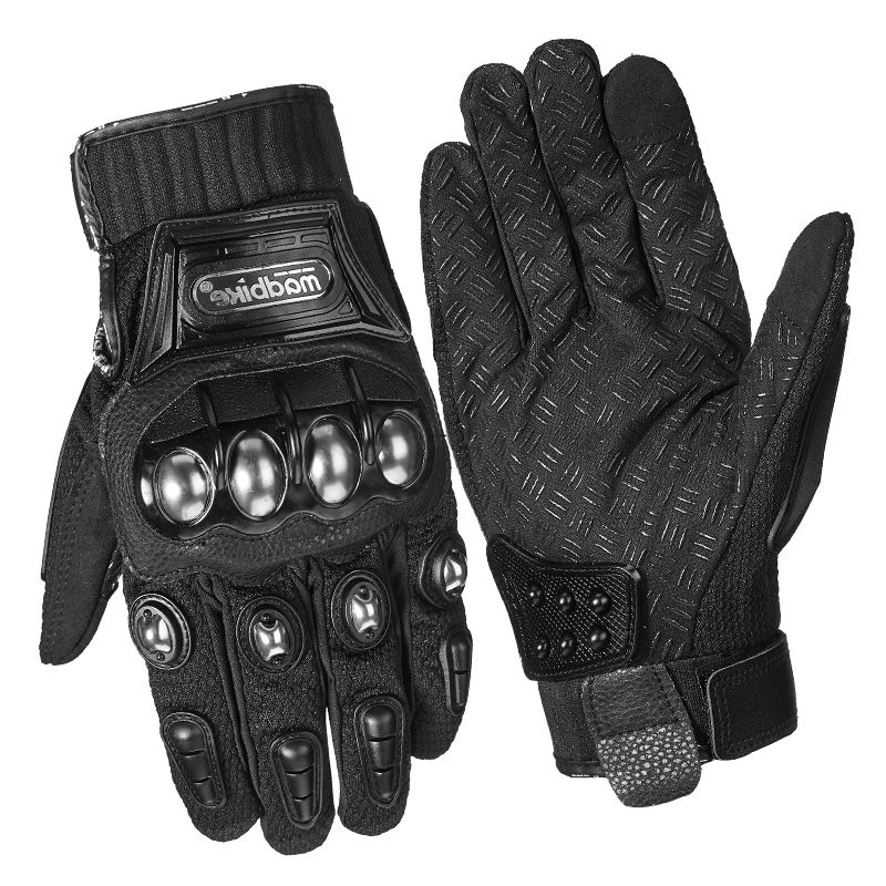 MADBIKE Motorcycle Autumn and Winter Riding carbon Fiber anti-drop Gloves Motorcycle Rider Waterproof Racing Warm Gloves 10C details Picture