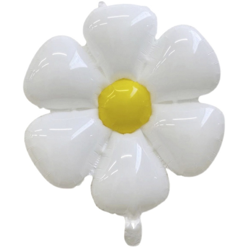 Best-selling Daisy balloons, back-to-school balloons, opening ceremony smiling cross-border electronic colorful party decorations, best-selling and hot-selling aluminum film printed round balloons, birthday Item Picture