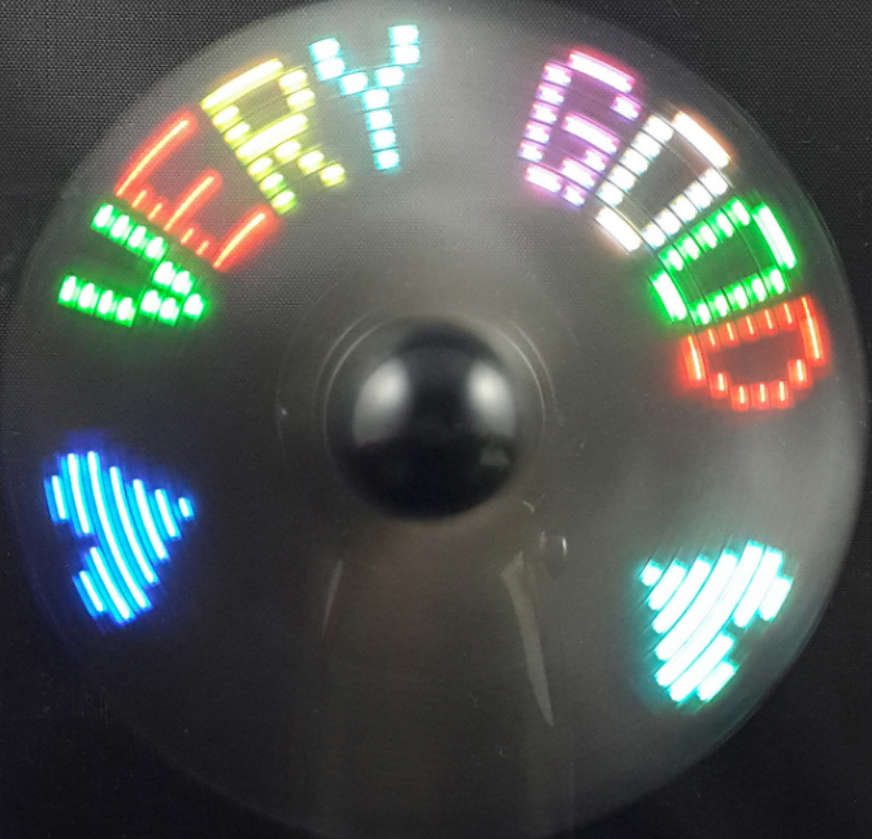 Cool flash word fan Item Picture