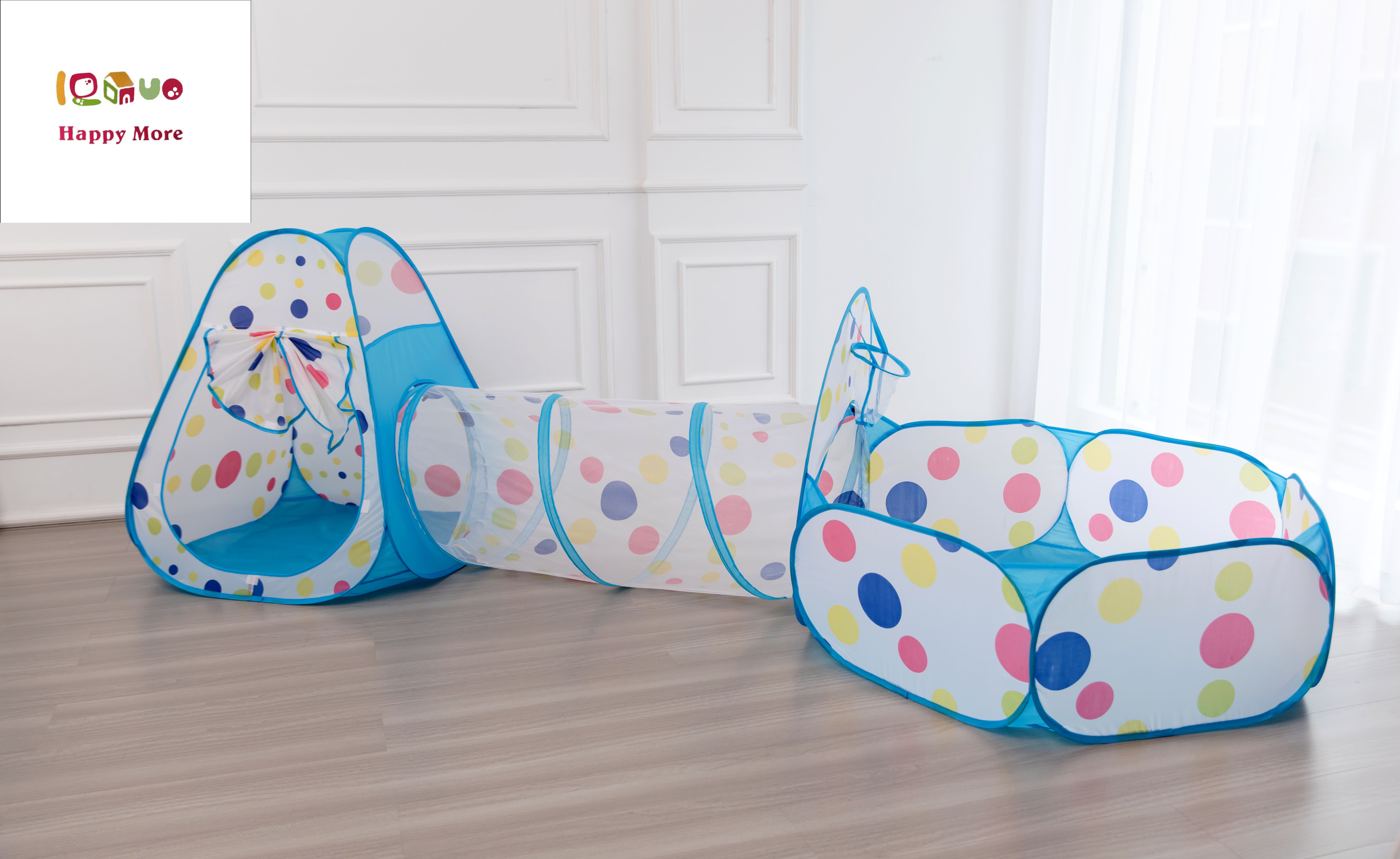 Three-piece children's tent set. Application Scenario