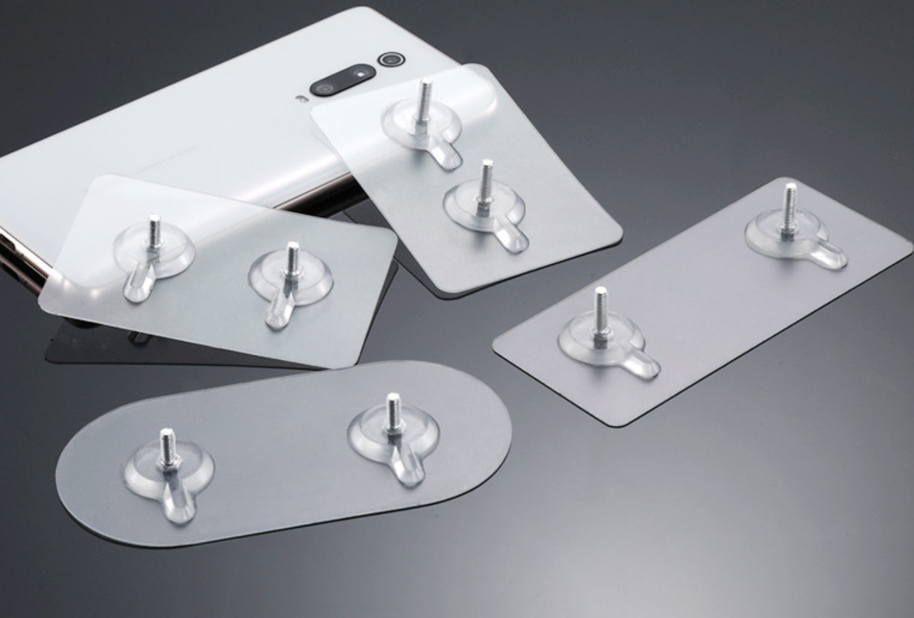 Seamless nail-sticking type screw adhesive Item Picture