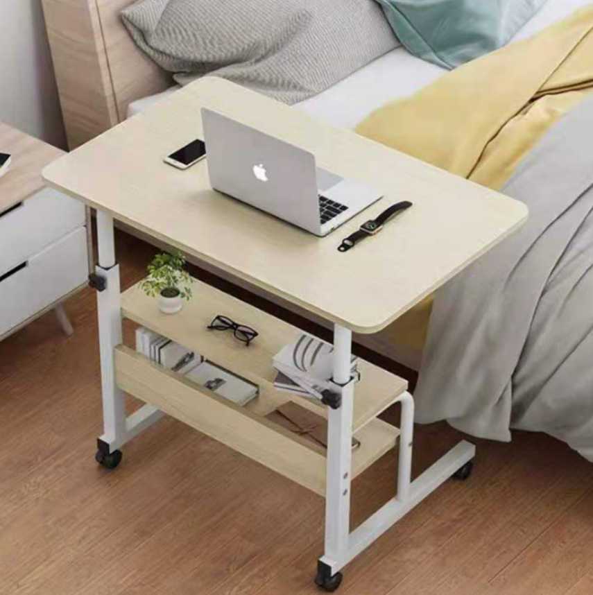 可移动电脑桌白底实物图