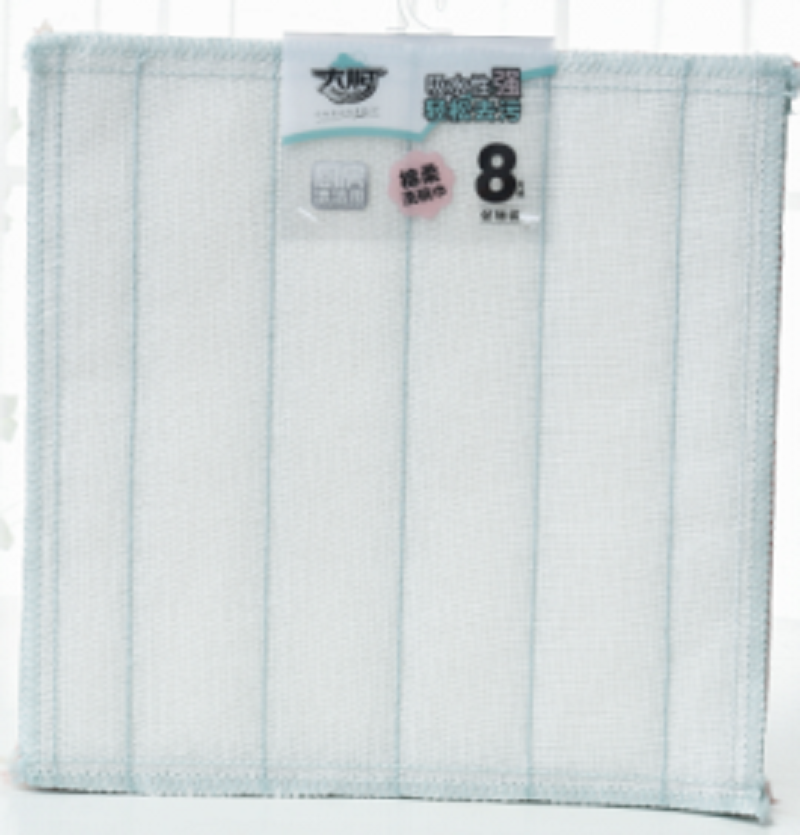 Dapeng Cotton Soft DishCloth 8-piece Set (Perennial Promotion Edition) 9090