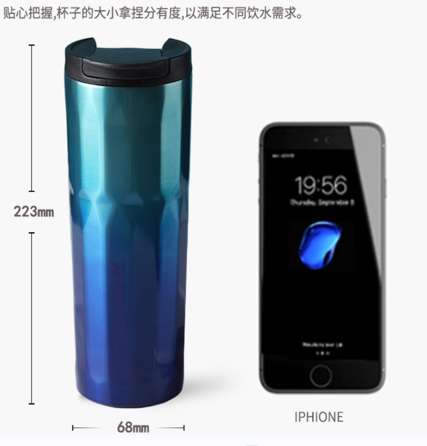 Creative insulated cup 304 stainless steel portable coffee cup Item Picture