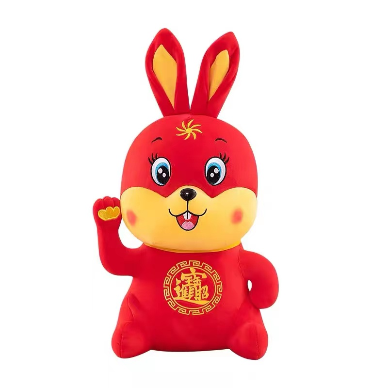 国风兔子/可爱兔子/兔年吉祥物细节图