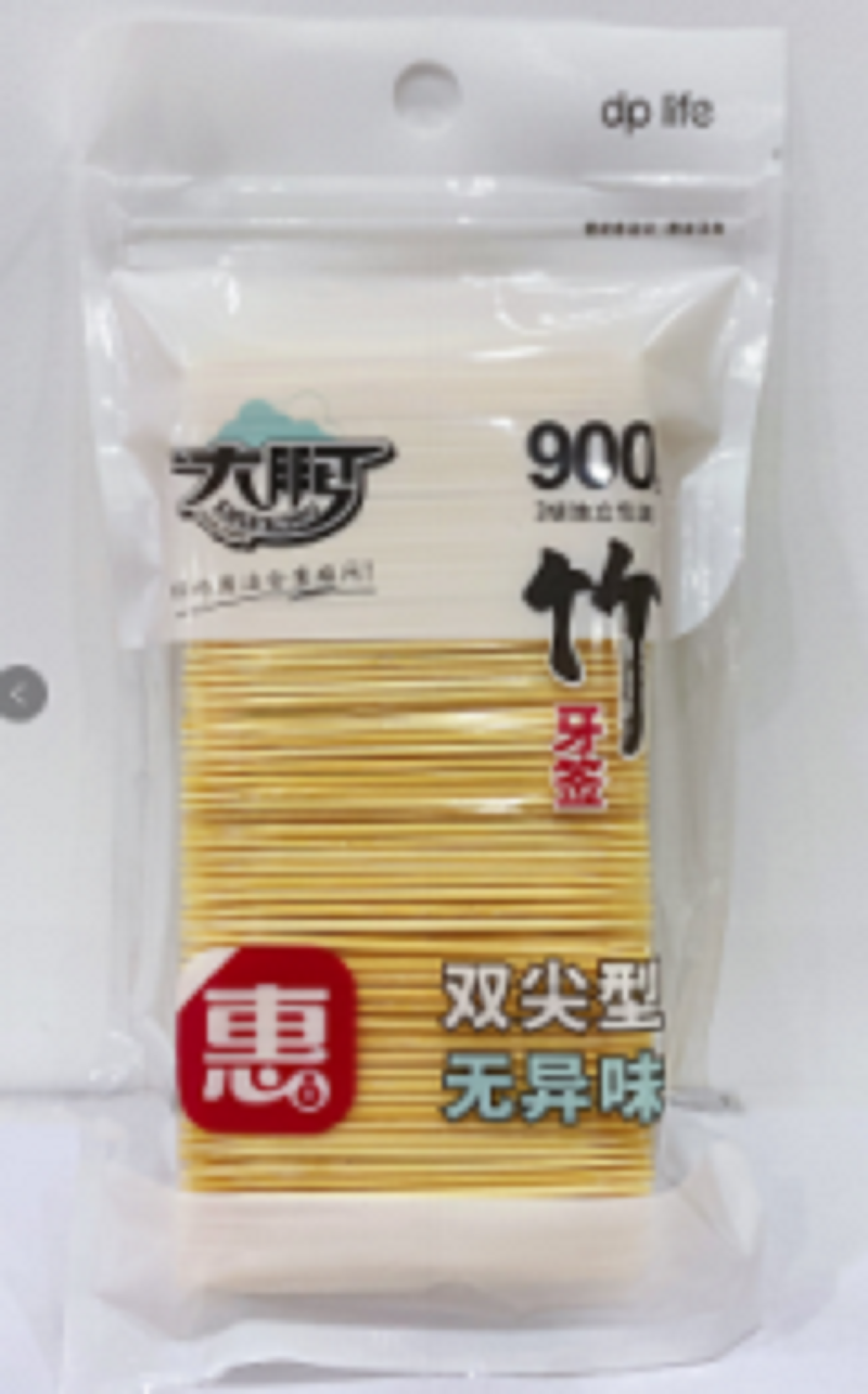 Dapeng Bagged Toothpicks (300 pieces *3 packs) 9512