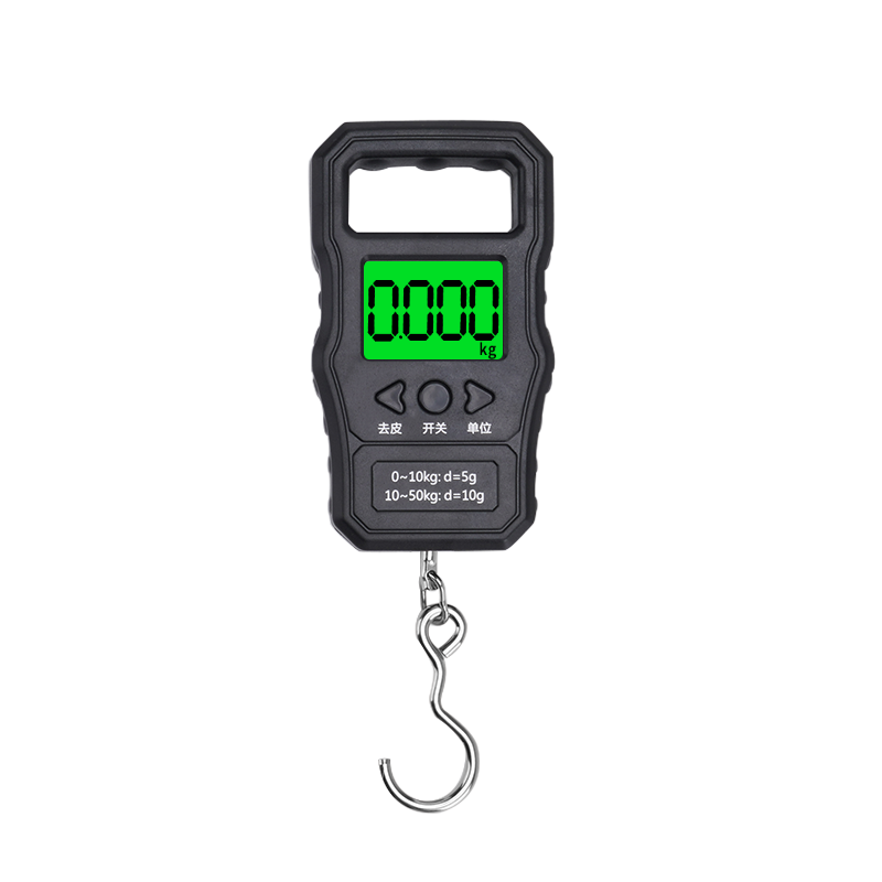 手提秤/行李秤/电子钩秤白底实物图