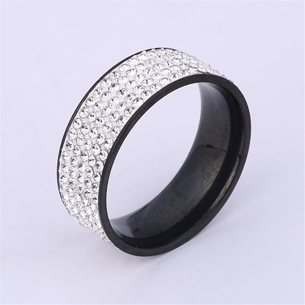 Tendencia accesorios moda comercio exterior explosivo estilo 5 filas de anillos de taladro de barro JZ025 Application Scenario
