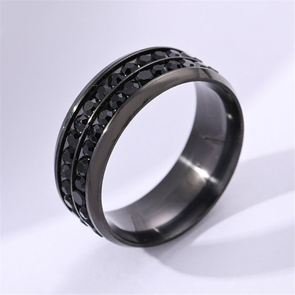 Trendy accessory fashion boom estilo 2 anillos de diamante blanco mastic JZ033 Item Picture