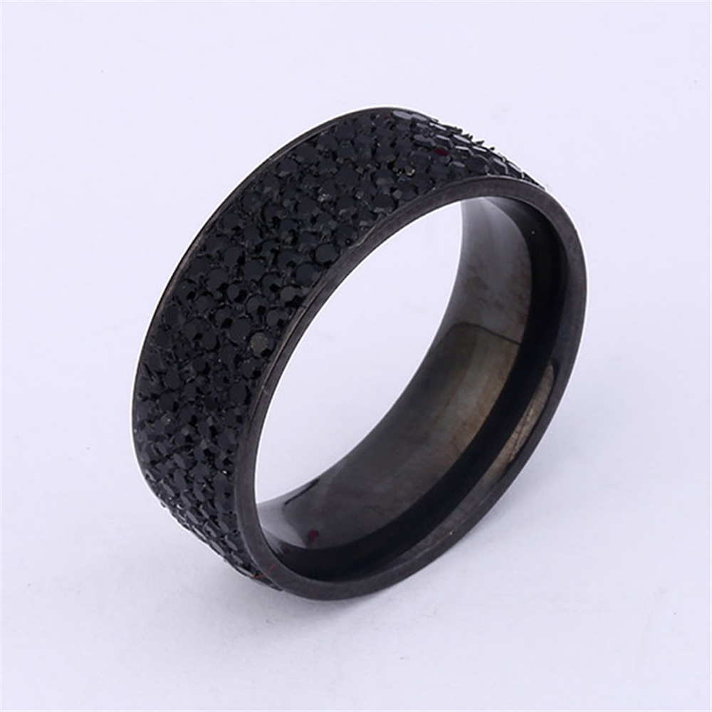 Tendencia accesorios moda comercio exterior explosivo estilo 5 filas de anillos de taladro de barro JZ025 Item Picture