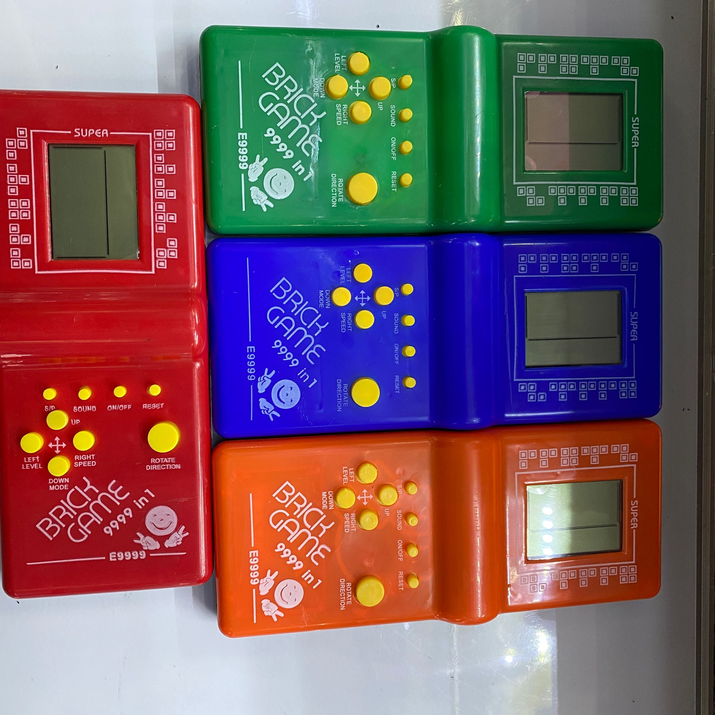 YH9999 Color Tetris Handheld Game Console