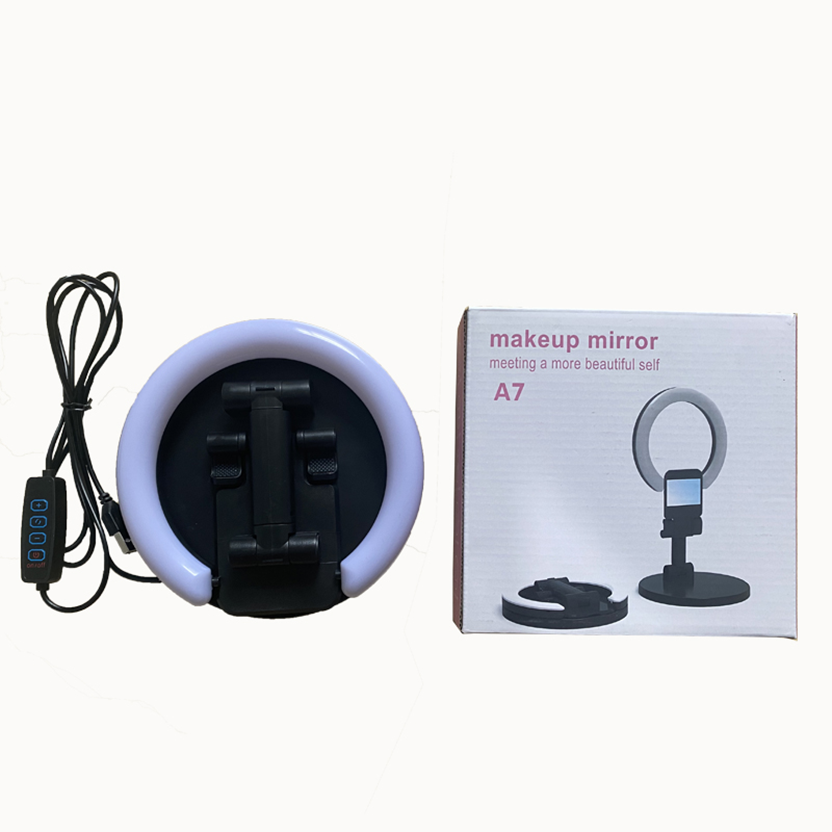 Live streaming light, fill light, desktop mobile phone fill light, mirror, beauty light, folding fill light, mobile phone stand detail image 3