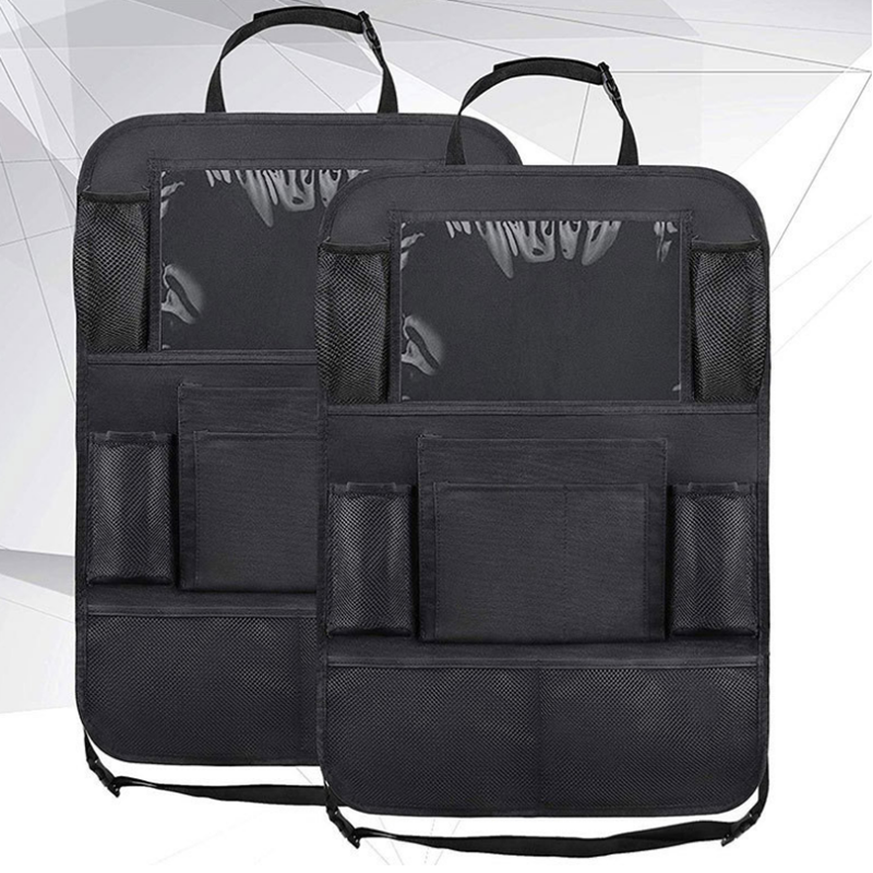 汽车收纳袋/多功能置物袋/牛津布储物袋白底实物图