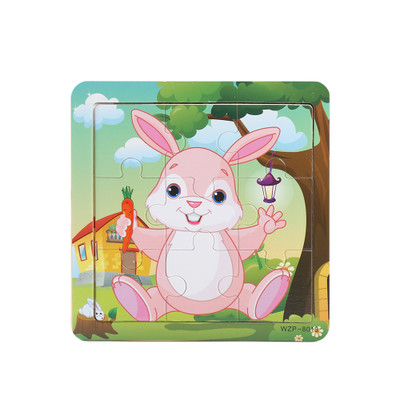 Small wooden animal jigsaw puzzles detail image 6