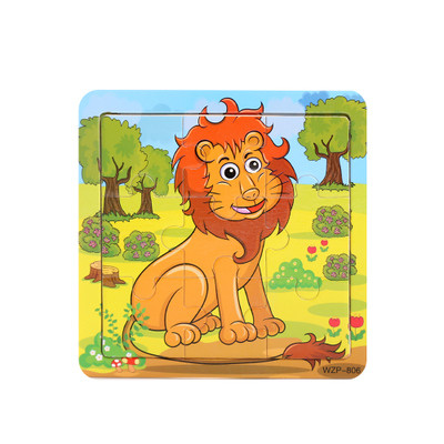 Small wooden animal jigsaw puzzles detail image 7