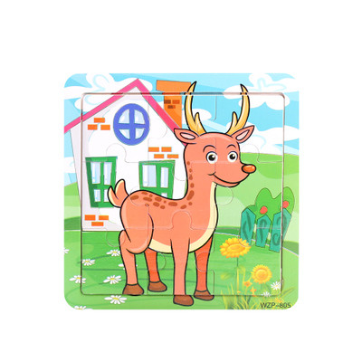 Small wooden animal jigsaw puzzles Specification image