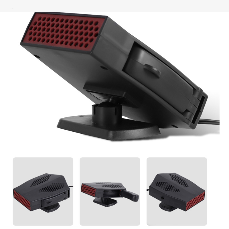 Car suction cup warm air blower, defogging, defrosting and snow-melting, car heating heater, car warm air blower, defrosting and defogging, cold and warm dual-purpose warm air blower, Qiwei Car Decoration QW289 Item Picture