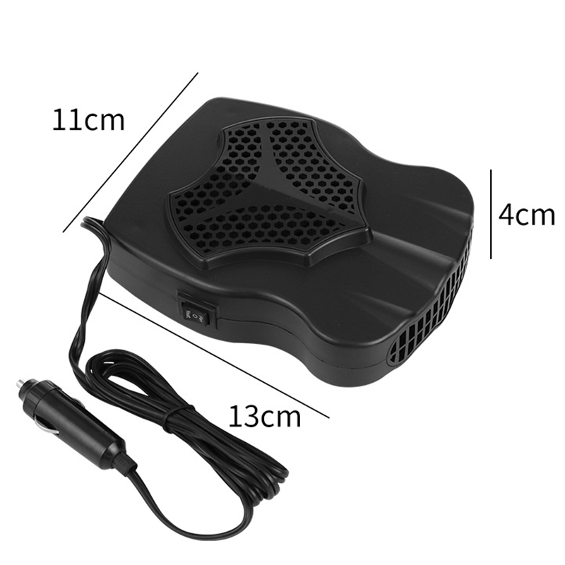 Car suction cup warm air blower, defogging, defrosting and snow-melting, car heating heater, car warm air blower, defrosting and defogging, cold and warm dual-purpose warm air blower, Qiwei Car Decoration QW291 Item Picture