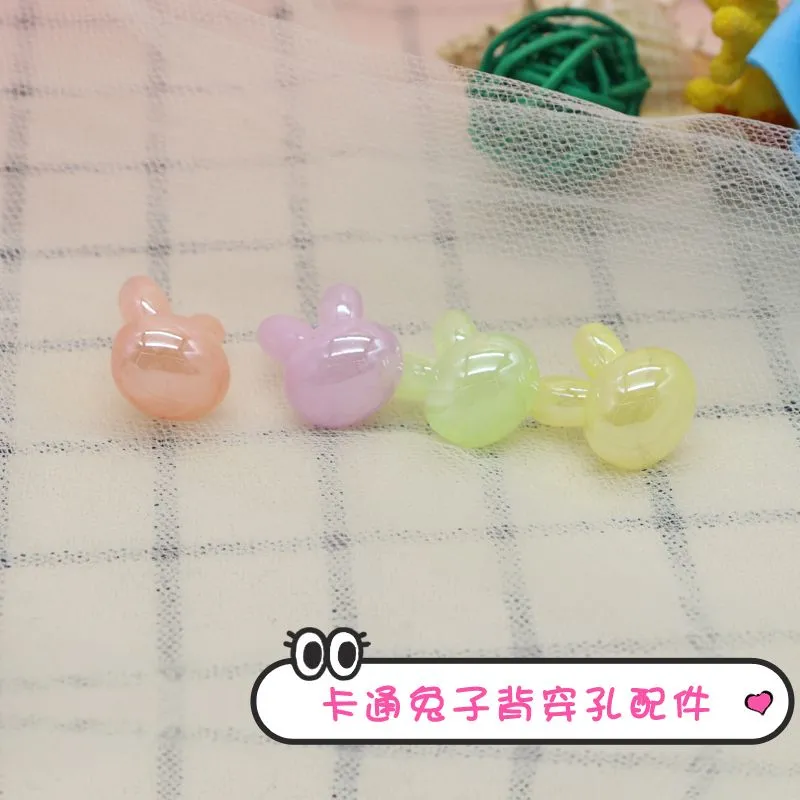 Rubber band accessories bead Rabbit acrylic two-color bead rubber band accessories bead Rabbit acrylic two-color bead rubber band accessories bead rabbit acrylic two-color bead rubber band accessories bead rabbit sub- Application Scenario