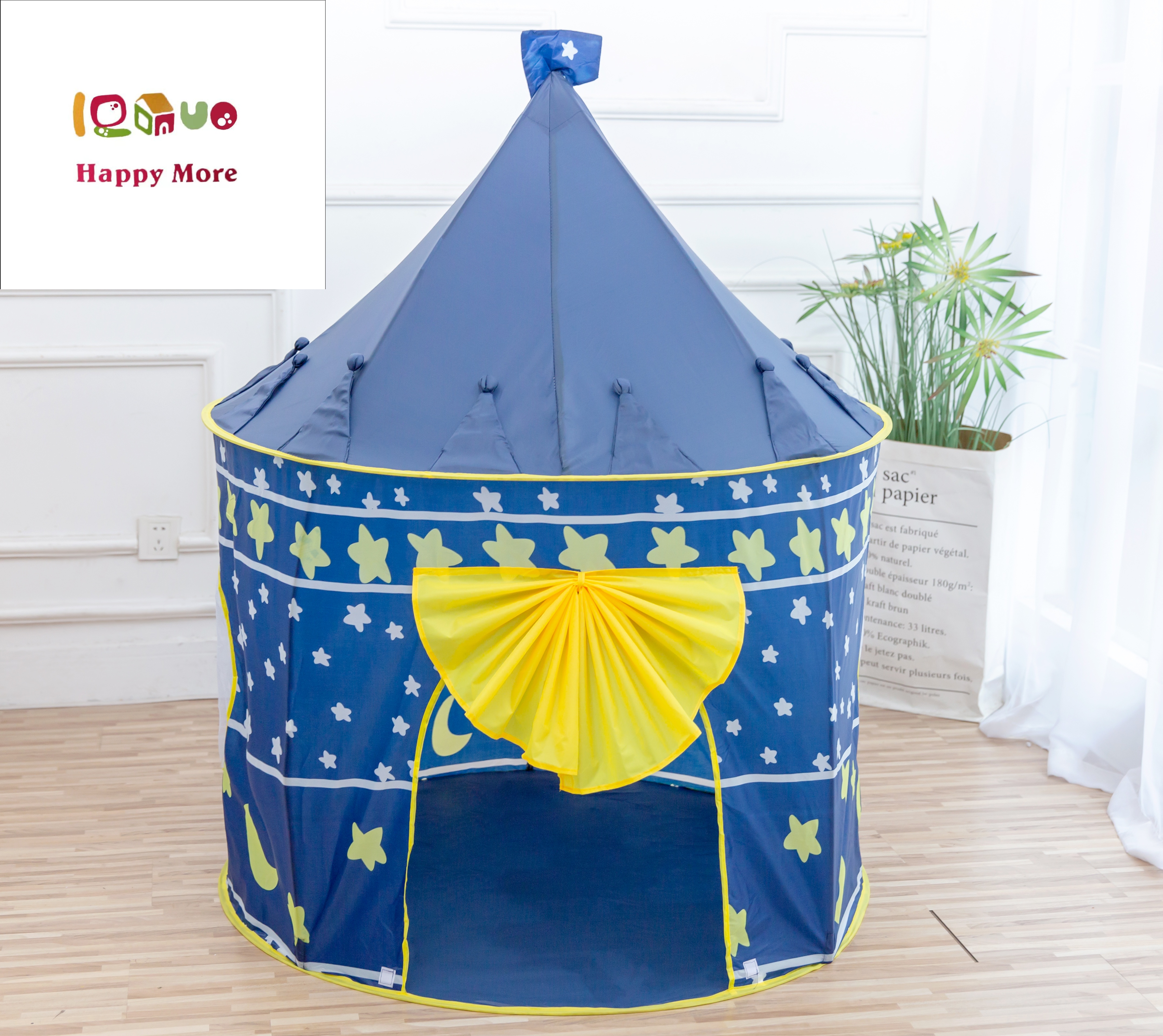 KL9999 Children's Tent Play House Pink Yurt Children's Tent HAPPY MORE Application Scenario