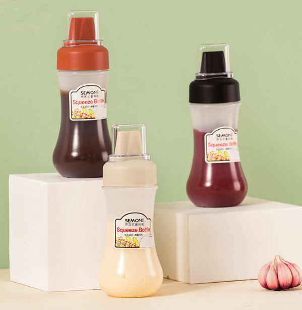 蜂蜜瓶分装挤压瓶食品级装蜂蜜罐挤酱瓶沙拉番茄酱奶油蚝油调料瓶详情图4
