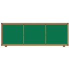 学校教室 定做组合推拉黑板绿白移动活动可放电视一体机电子白板3