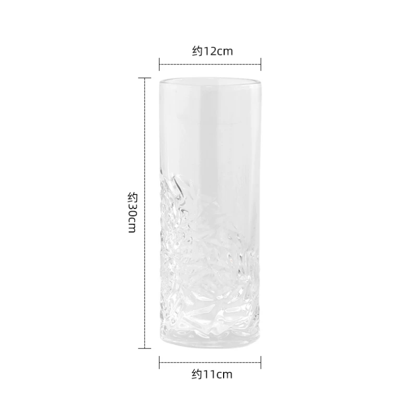 Yuxing Handicrafts Internet-Famous Style Nordic Simple Transparent Glass Crystal Vase V200625-1 Item Picture