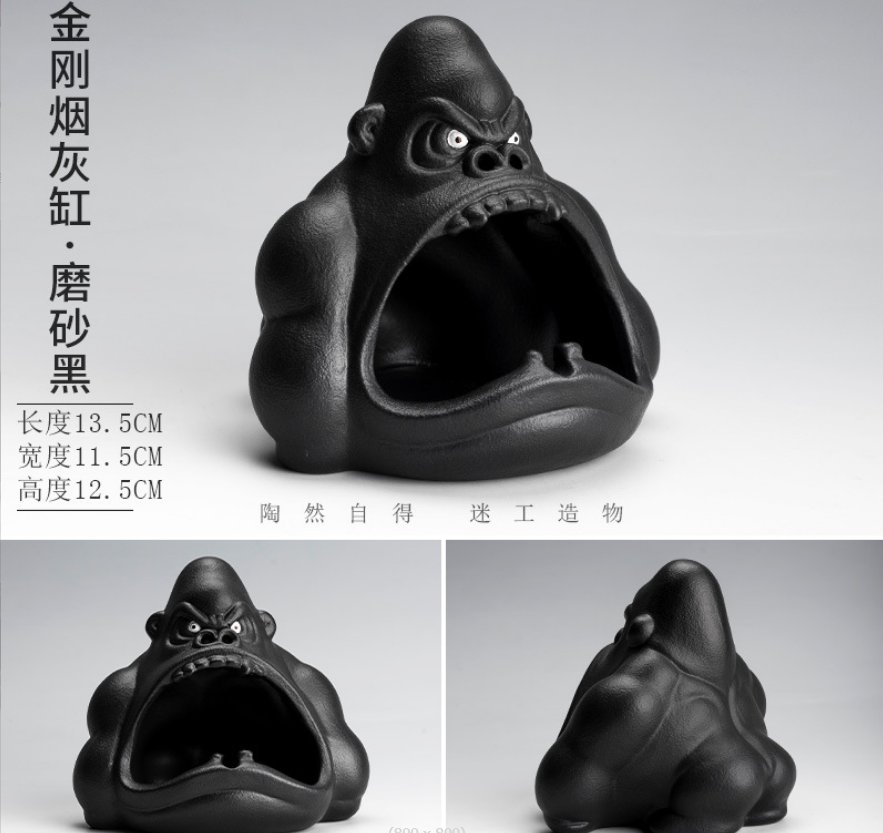 Cartoon little animal ashtray details Picture