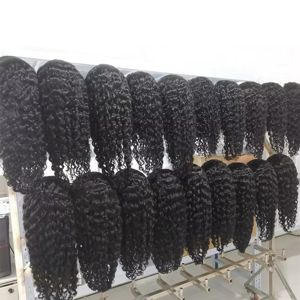 28-inch African women's long black curly natural wave synthetic wig, Halloween role-playing party high-temperature fiber wig Item Picture