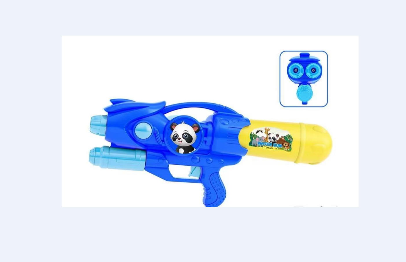 Water gun children's toy, double outlet water spray, super large pull-out air pumping, water play, water battle magic weapon. DY862258/905670/682/683/708 (export) Application Scenario