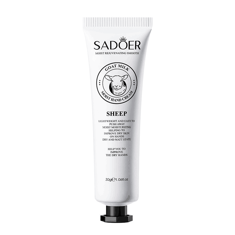 All-english milk hand cream SADOER, goat milk, snail horse oil, hydrating and moisturizing, cross-border export wholesale Item Picture