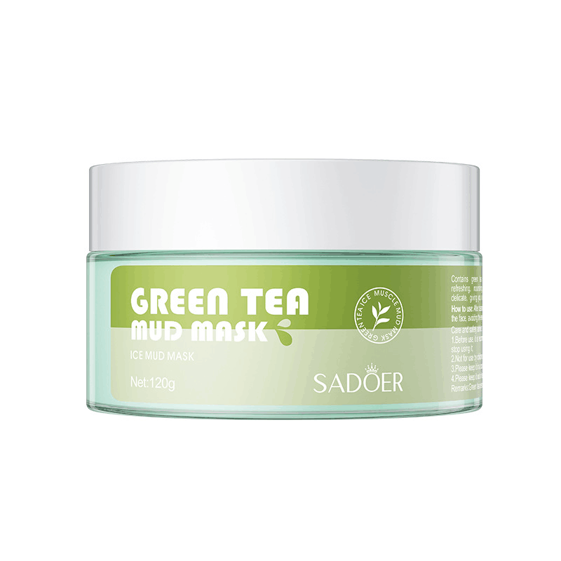 All-english SADOER Cleansing Mask 100g Cranberry, ginger and green tea application type cross-border export wholesale Specification image