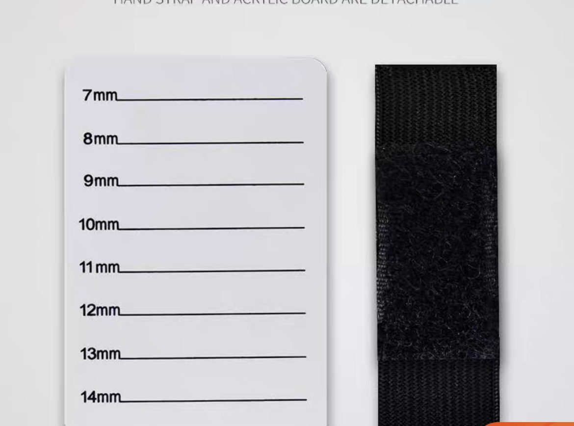NEW SHOW False eyelash and eyelash extension Auxiliary Tool Hand back plate Specification image
