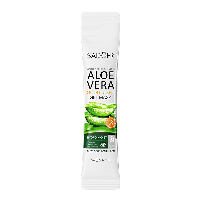 All-english aloe vera night mask strip set SADOER sleep Mask, no-rinse application type cross-border export wholesale