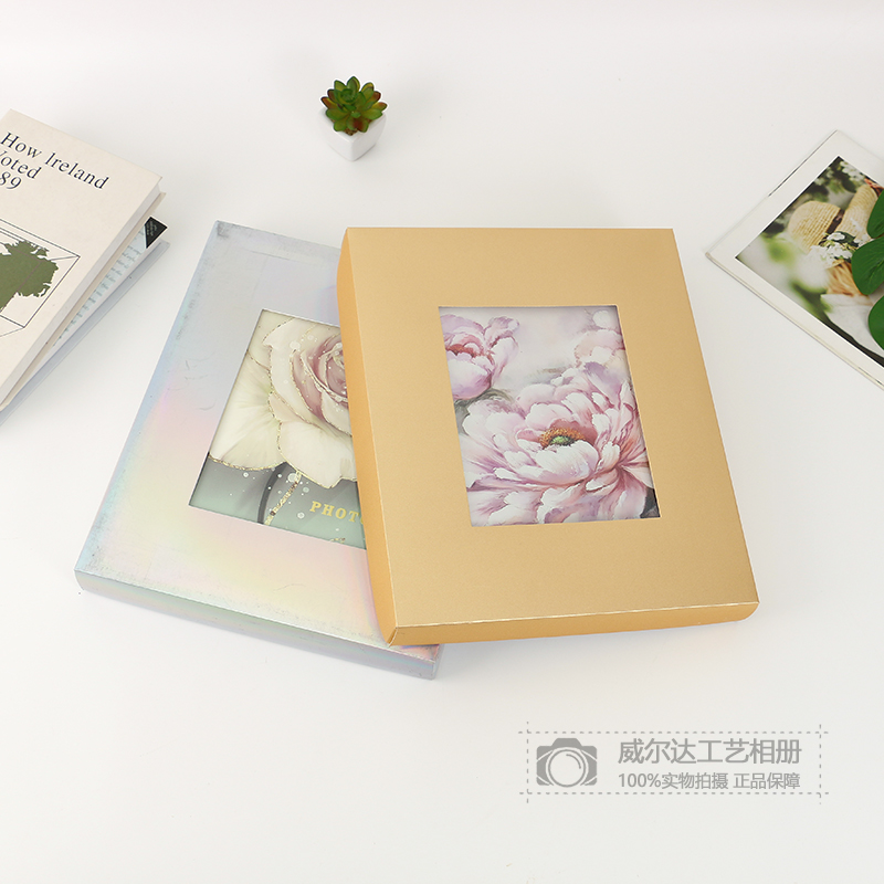 Photo book, photo album, commemorative album, couple gift, studio storage book, exquisite box set, three-dimensional large capacity