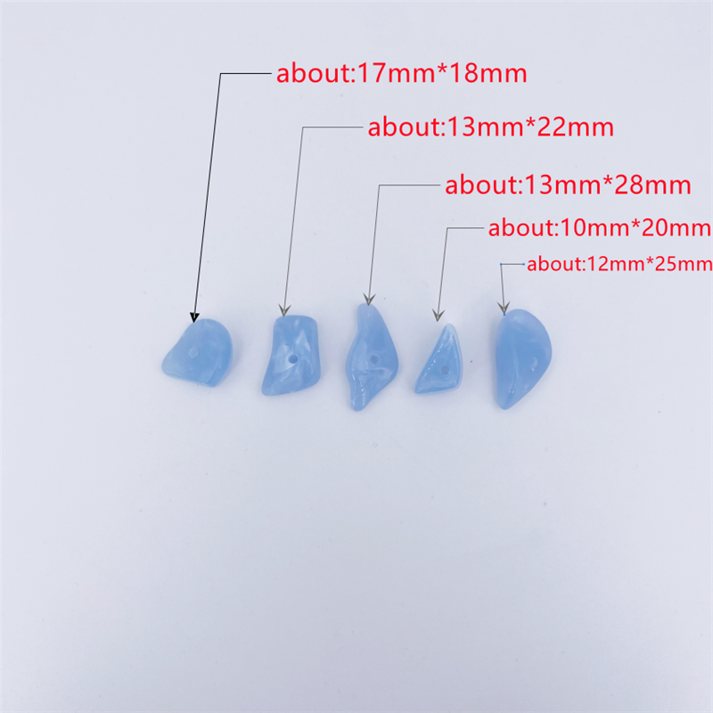 Acrylic two-color and multi-color cloud mist scattered beads DIY handmade jewelry accessories beads live streaming cross-border platform beads crushed stone shape Application Scenario