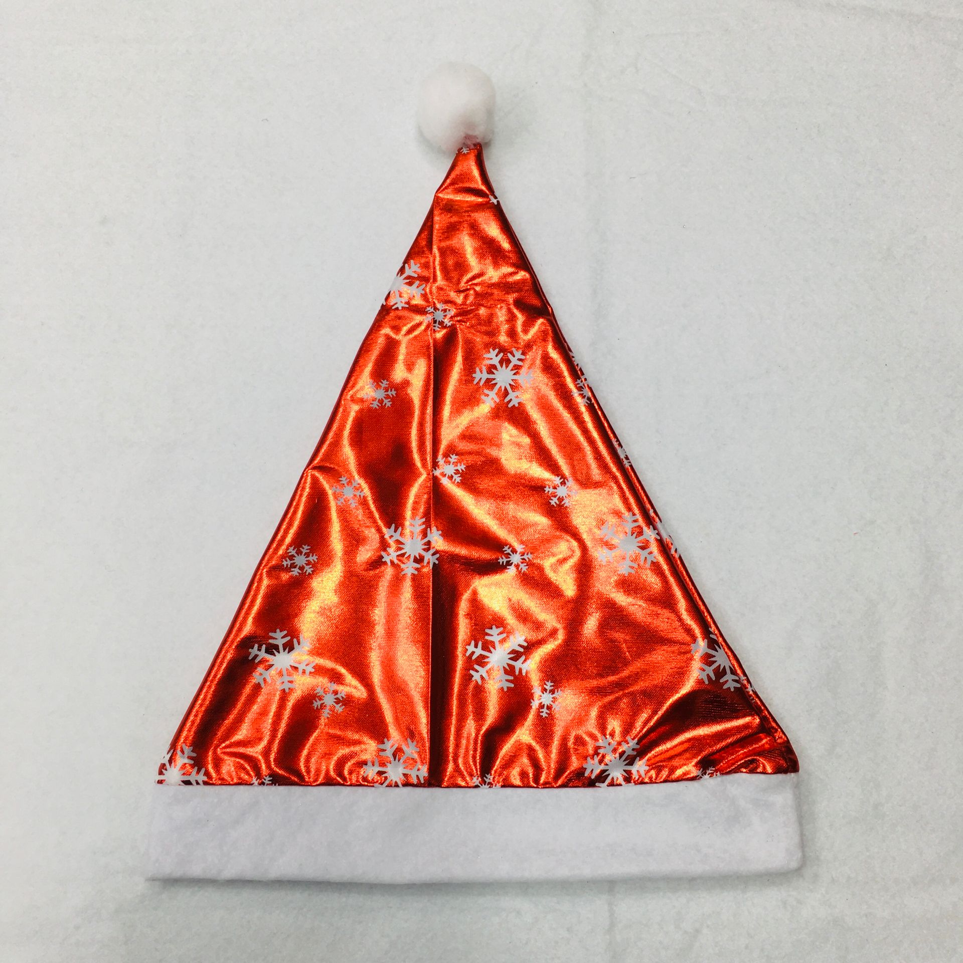 圣诞帽圣诞装饰用品金布镂空普帽厂家直销圣诞帽详情图5
