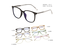 秀求眼镜  2022新款男女款TR眼镜框板材镜腿平光镜防蓝光眼镜XQ04图
