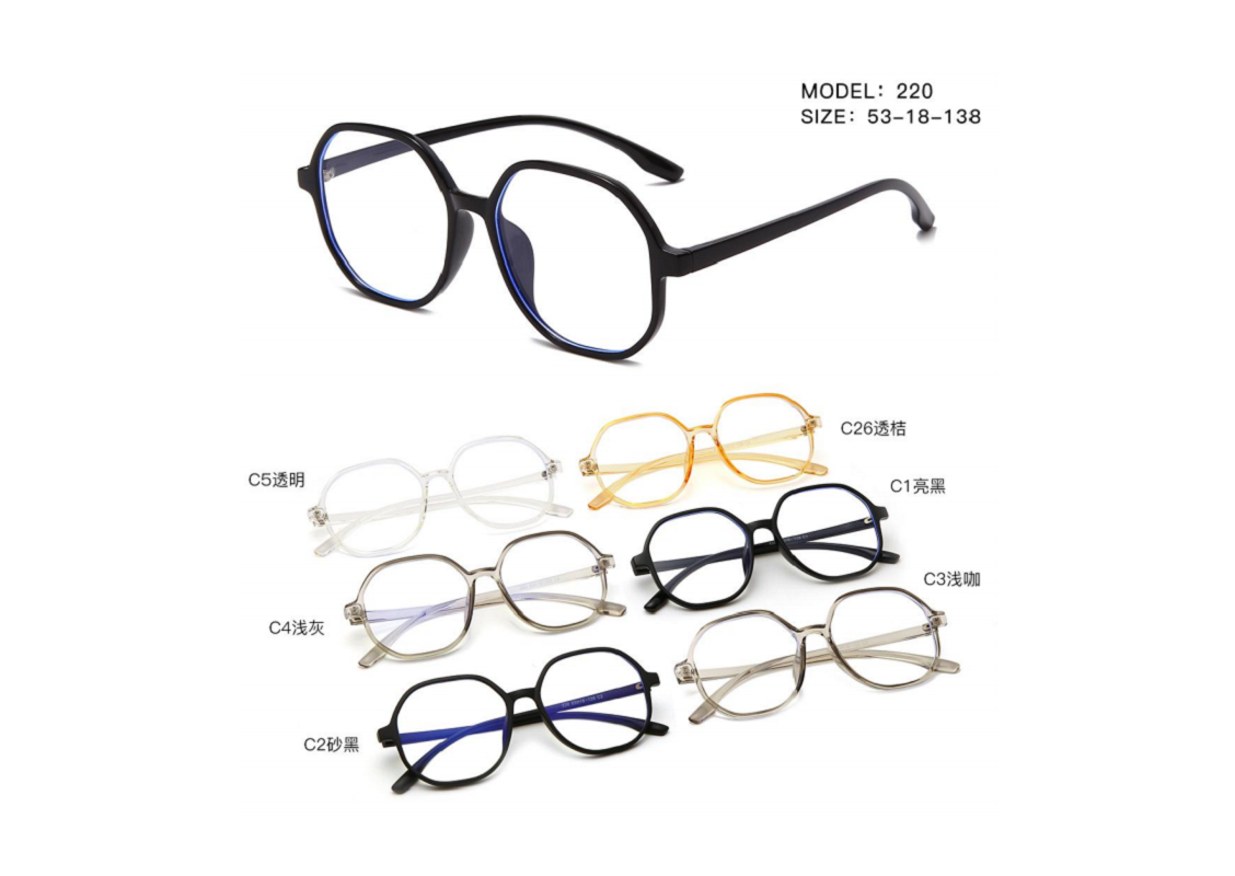 秀求眼镜  2022新款男女款TR眼镜框板材镜腿平光镜防蓝光眼镜XQ04详情3