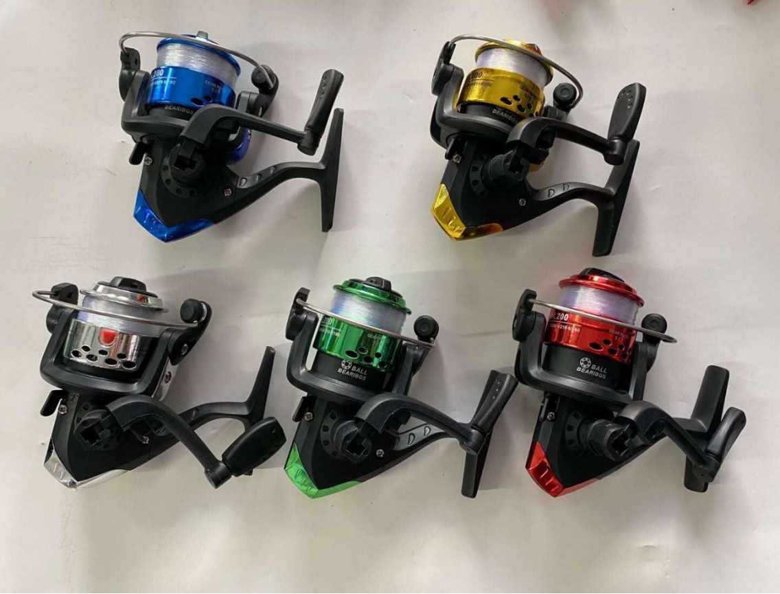 渔轮纺车轮钓鱼轮卷线轴钢头无间隙铝合金钓鱼轮 