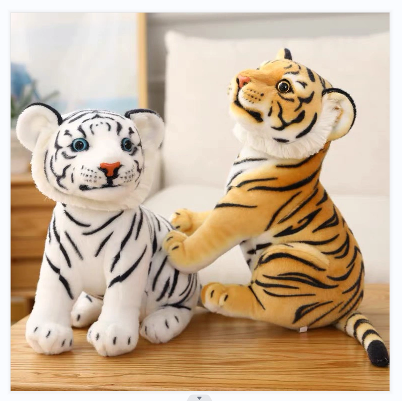 Simulated animal plush toys, auspicious dolls for the Year of the Tiger, small dolls Specification image