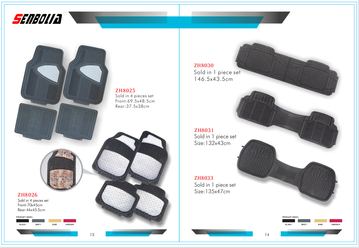 senbolia-JD-02 new PVC car floor MATS are sold directly by the manufacturer. Welcome to purchase car supplies