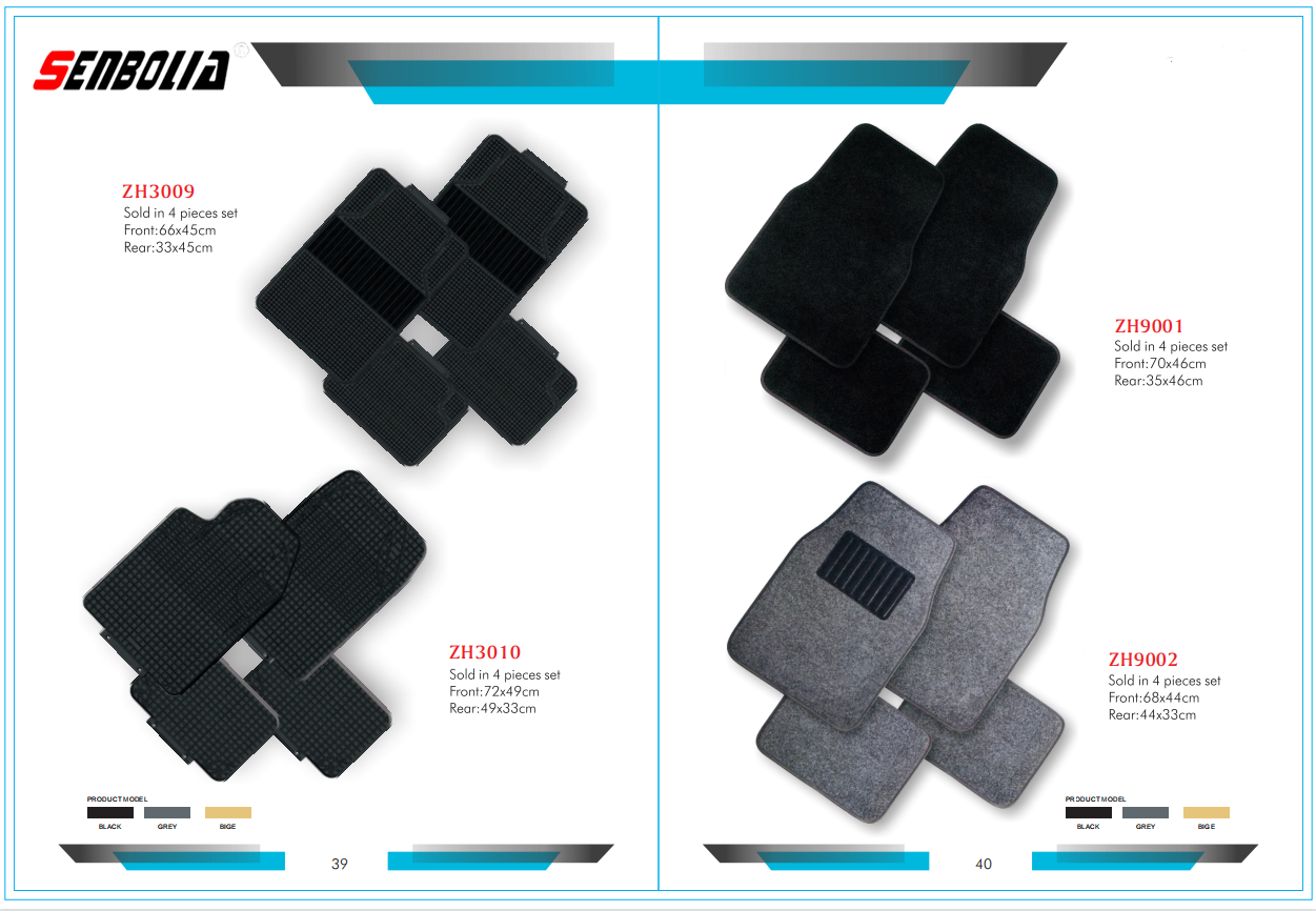 senbolia-JD-04 new PVC car floor MATS are sold directly by the manufacturer. Welcome to purchase car supplies details Picture