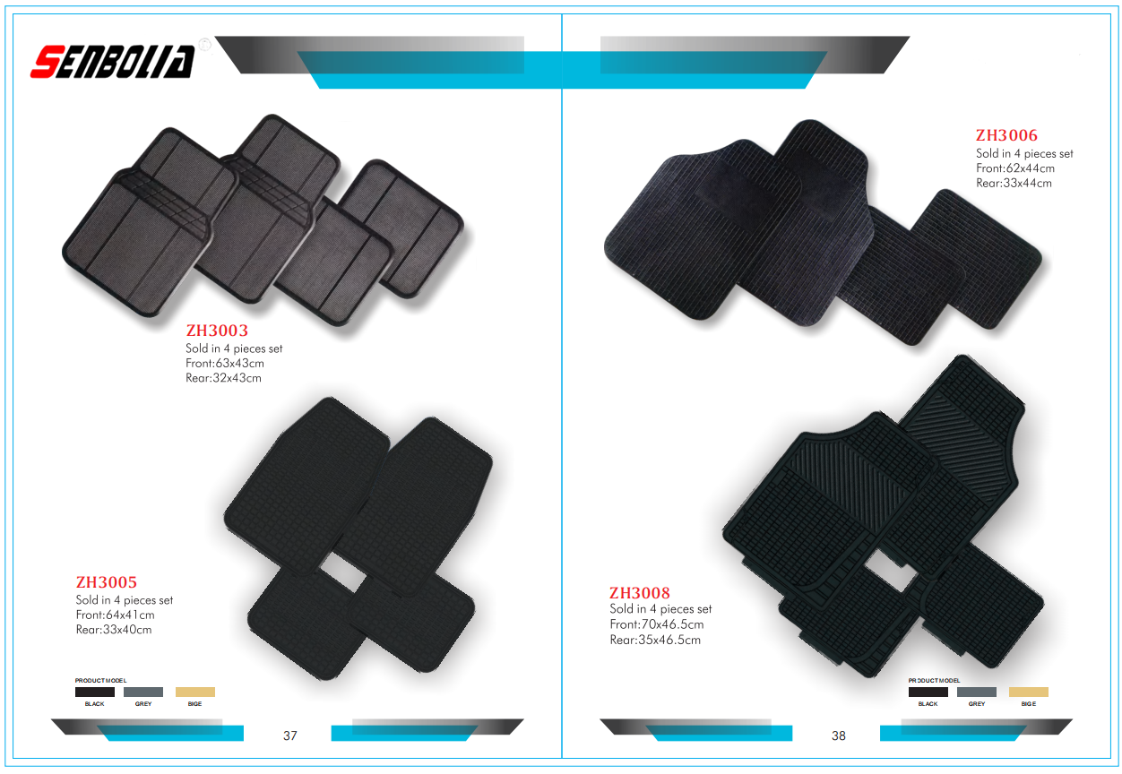 senbolia-JD-04 new PVC car floor MATS are sold directly by the manufacturer. Welcome to purchase car supplies